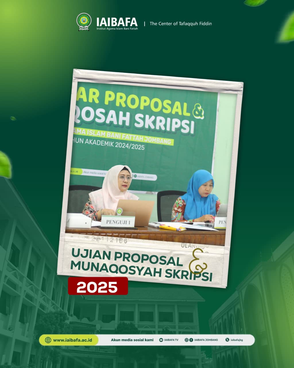 IAIBAFA Gelar Ujian Seminar Proposal dan Munaqosah Skripsi Tahun Akademik 2024/2025
