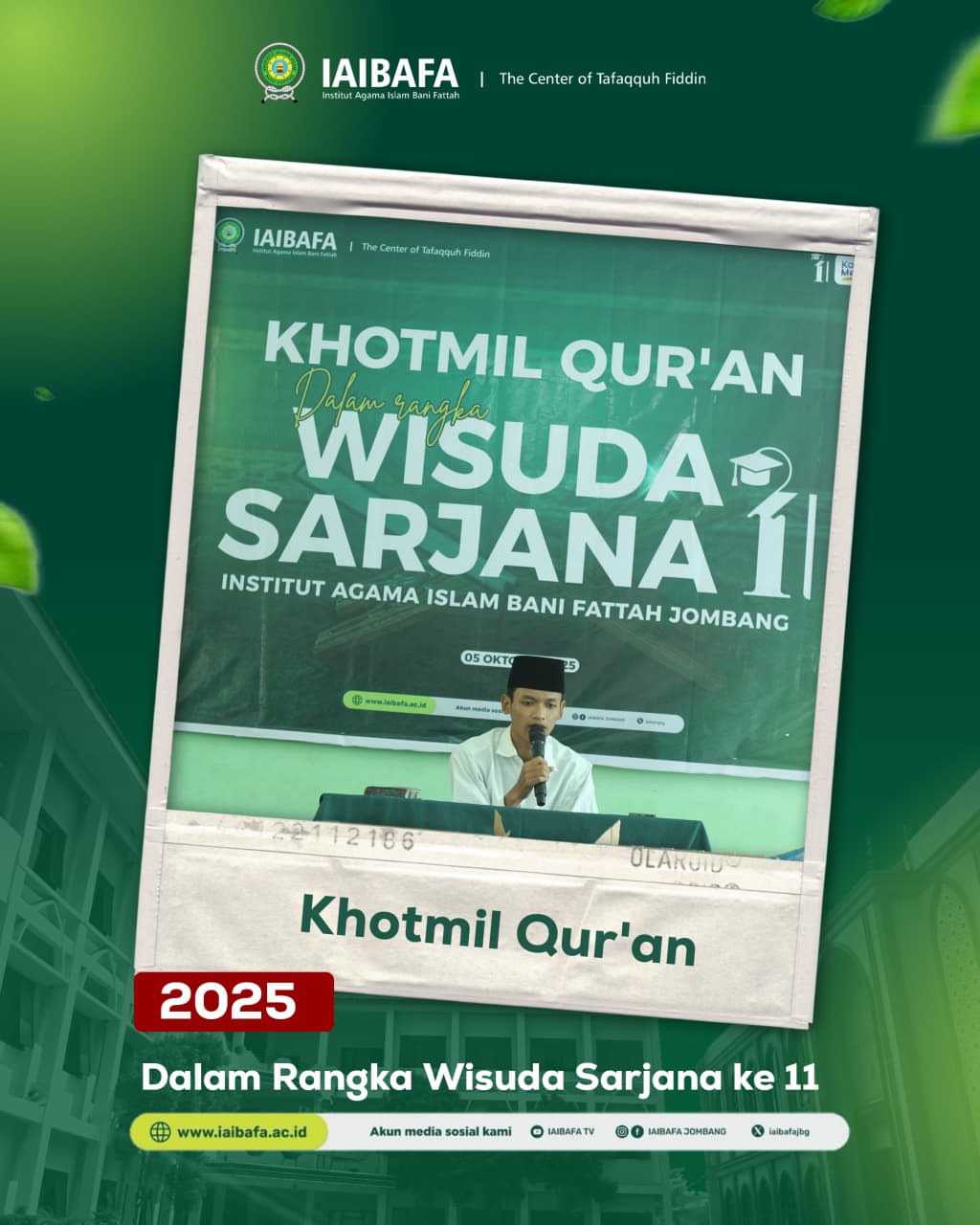 Semangat Keberkahan warnai suasana Kampus! IAIBAFA Jombang Gelar Khotmil Qur’an Penuh Makna