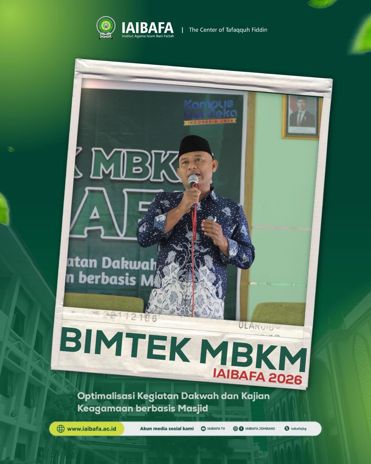 IAIBAFA Selenggarakan Bimbingan Teknis MBKM 2026 untuk Optimalisasi Dakwah dan Kajian Keagamaan Berbasis Masjid