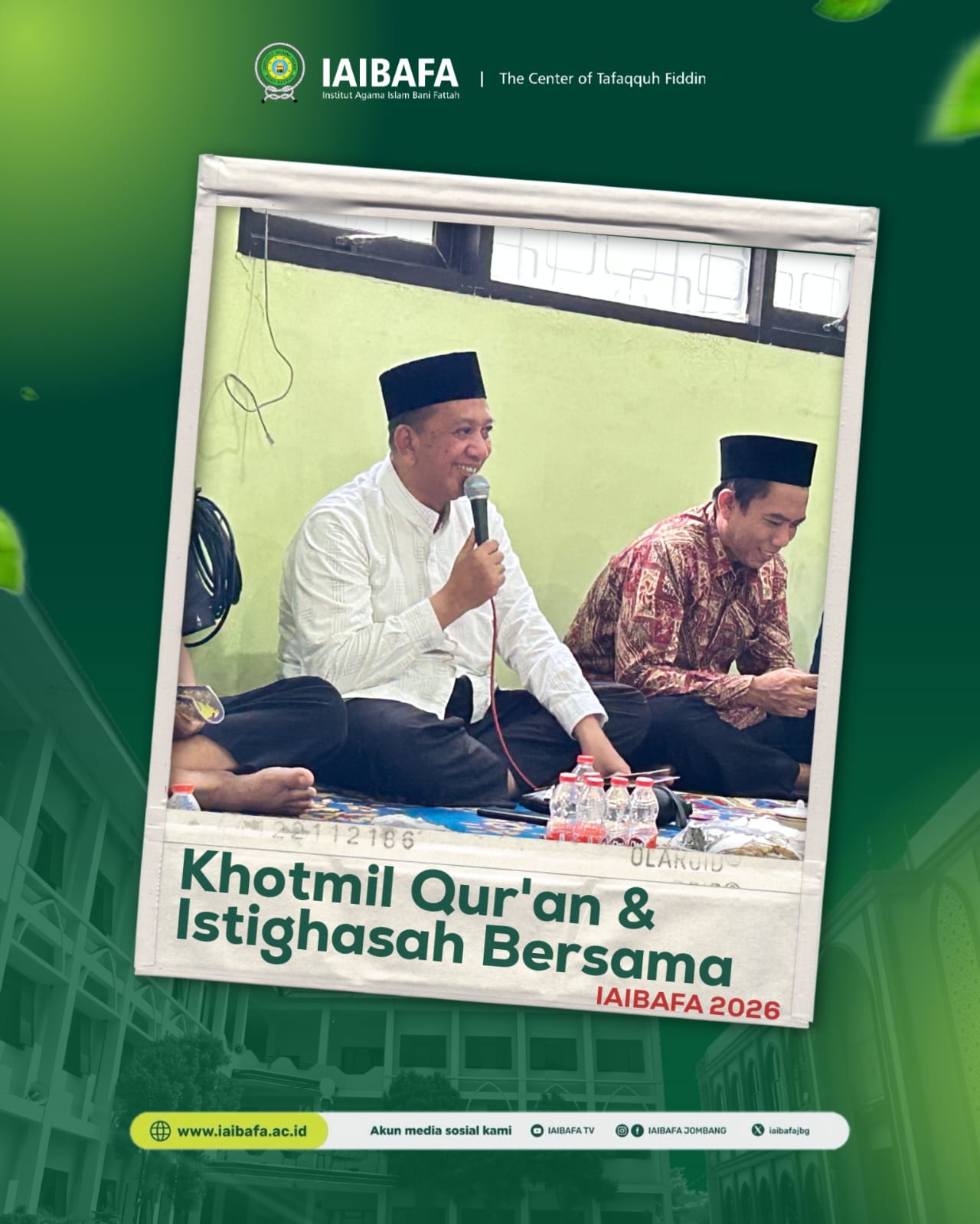 GELAR DOA BERSAMA: INTERNALISASI NILAI SPIRITUAL DALAM PENGUATAN AKADEMIK CIVITAS IAIBAFA