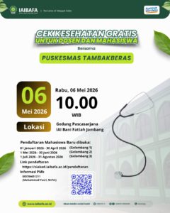 Cek Kesehatan Gratis untuk Sivitas Akademika IAIBAFA & Update Pendaftaran Mahasiswa Baru 2026
